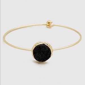 Angela Round Druzy Bangle